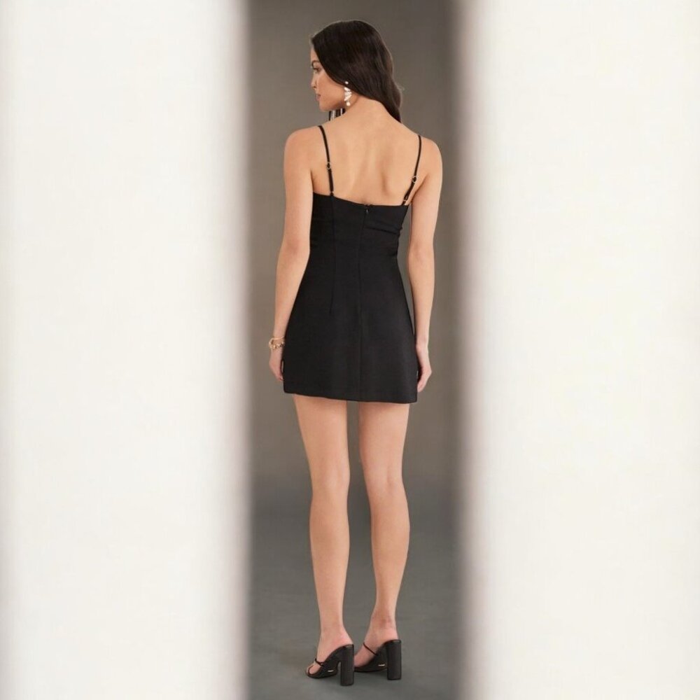 NWT Rumer Lunar Black Mini Dress - Picture 9 of 12
